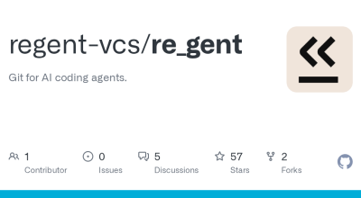 regent-vcs/re_gent: Git para agentes de codificação de IA. · Github