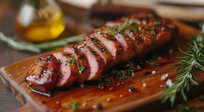 lombo de porco recheado com farofa