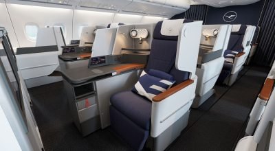 Lufthansa inicia reforma da executiva do Airbus A380 com menos assentos