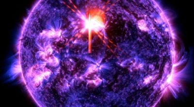 Forte explosão solar - NASA