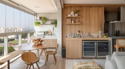 Serra Cosmopolita: apartamento de 96 m² no Rio une rústico ao moderno