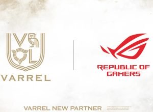 A equipe profissional de e-sports "VARREL" assina acordo de patrocínio com a fabricante de eletrônicos ASUS! Nova logomarca e uniformes sob a nova estrutura.